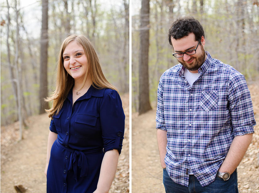 nature engagement session in washington, dc