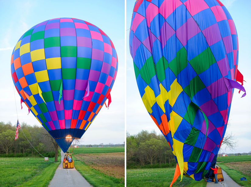 adventurous engagement photo session