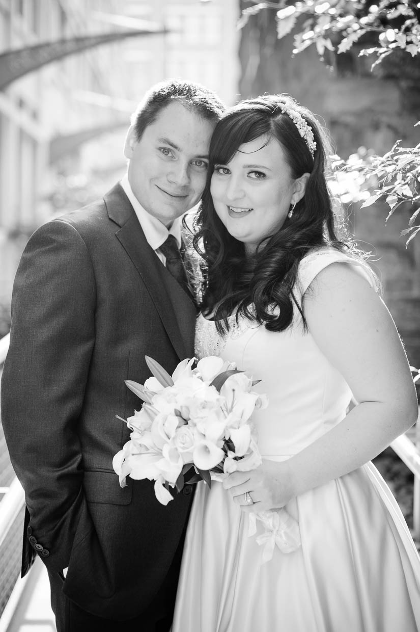 classical bride and groom portrait in washington dc