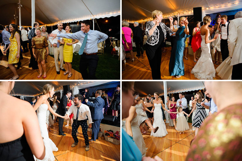 dance party at green spring valley hunt club wedding