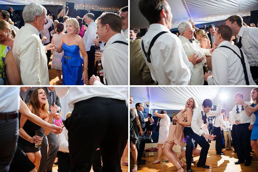 dance party at green spring valley hunt club wedding