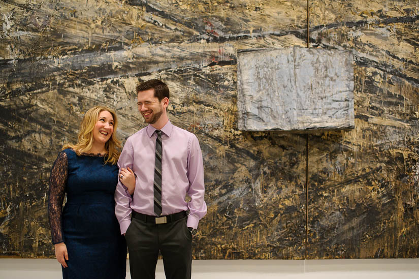 washington dc engagement photos in a museum