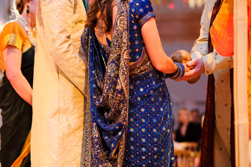 holding a coconut at nmwa wedding