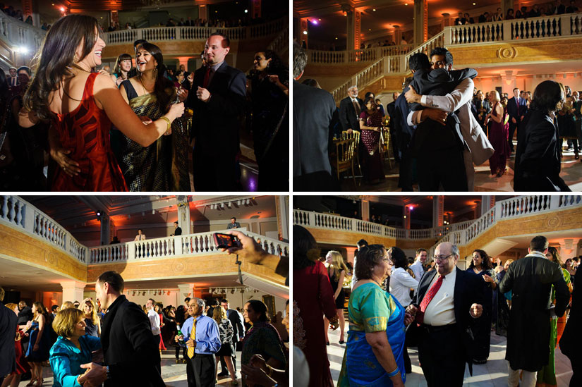 dance party at national museum for women in the arts wedding