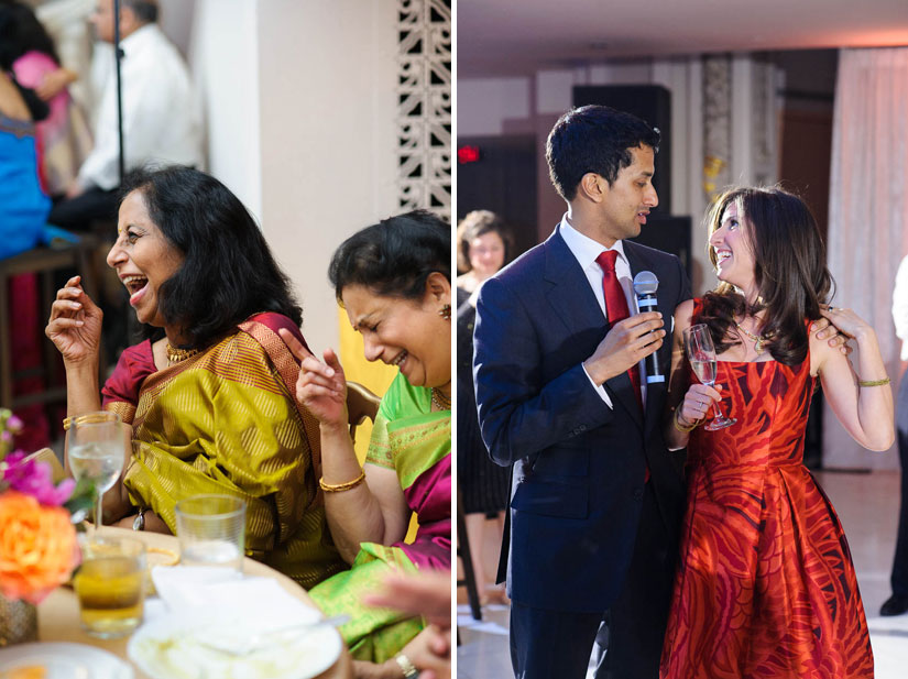 speeches and guests laughing at nmwa wedding