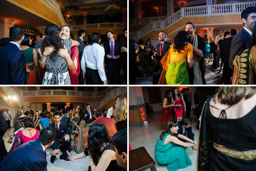 dancing at the national museum for women in the arts wedding