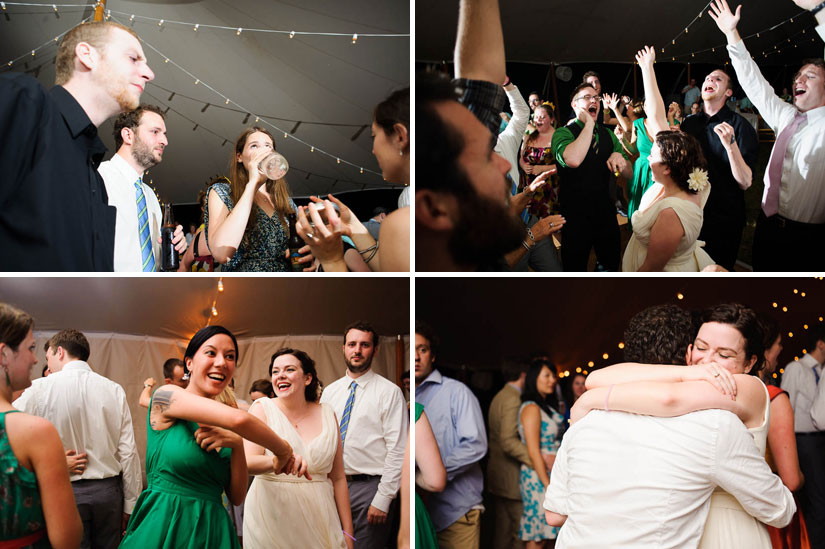 dance party in charlottesville wedding reception