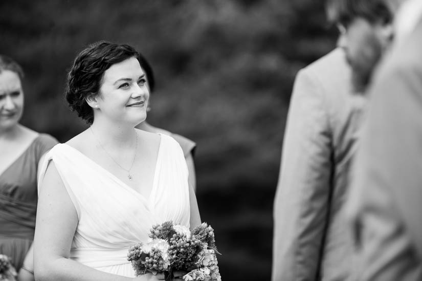 moment from the ceremony in charlottesville wedding