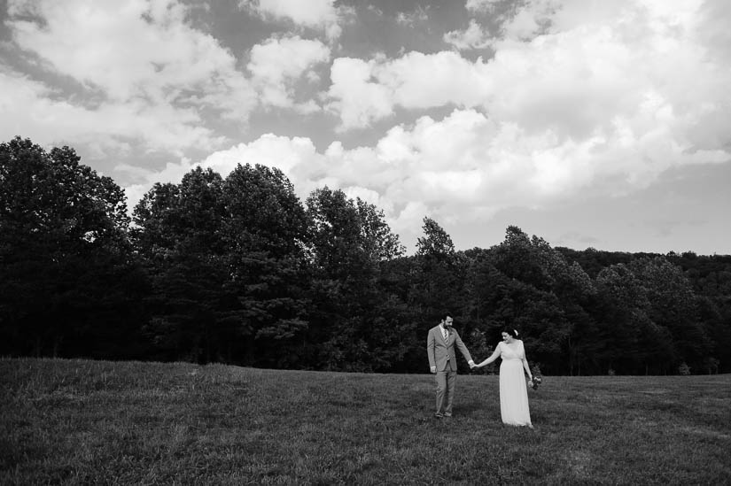 creative wedding portraiture in the countryside