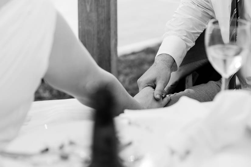 holding hands during speeches at charlottesville wedding