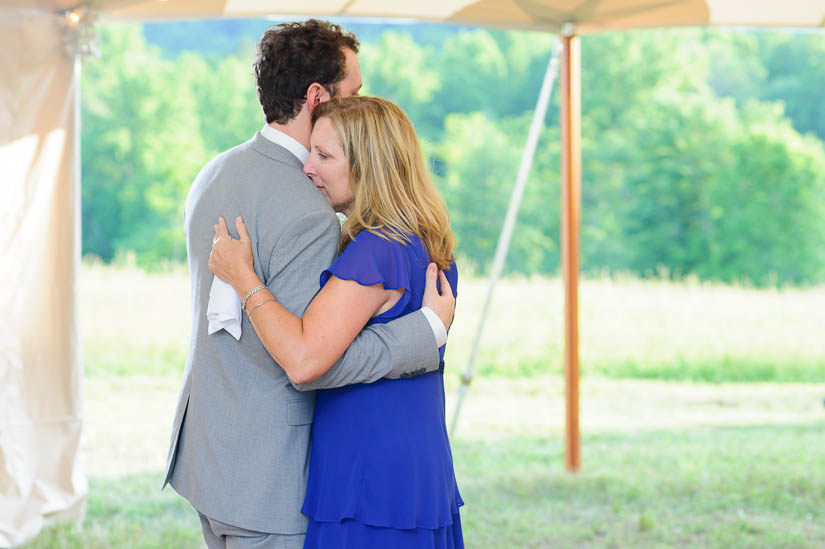 mother son dance in charlottesville virginia wedding