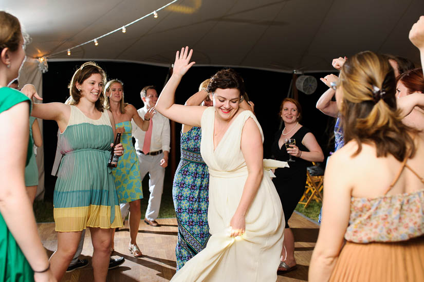 bride dancing at charlottesville wedding