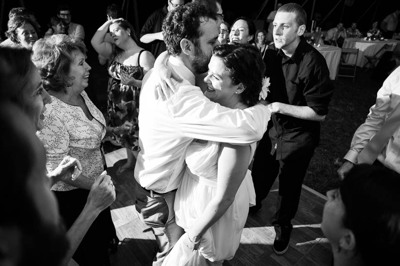 bride and groom dancing in charlottesville wedding