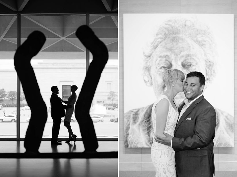dc courthouse wedding portraits at national gallery of art