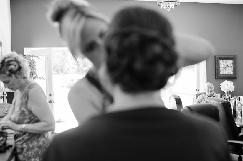 bridal prep at historic rosemont manor wedding