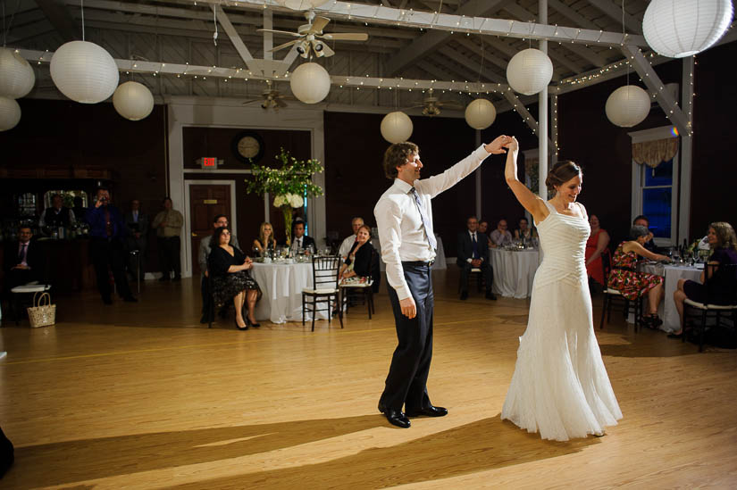 first dance at historic rosemont manor wedding