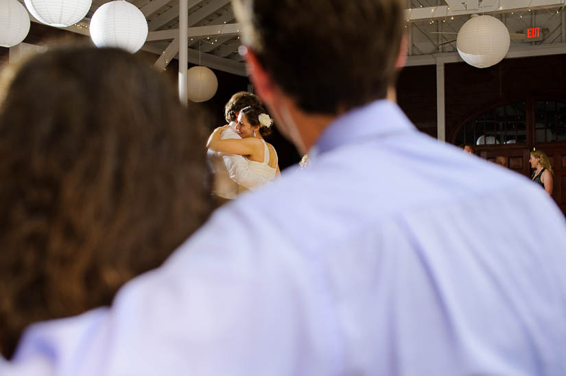 bride and groom at the last dance at historic rosemont manor wedding