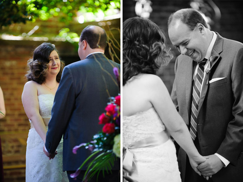 moments during the wedding ceremony in washington dc