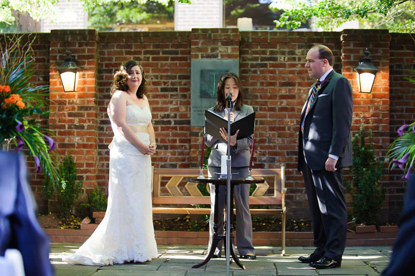 unity candle ceremony at arts club of washington wedding