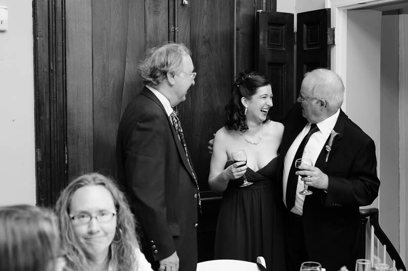 guests enjoying themselves at arts club of washington wedding