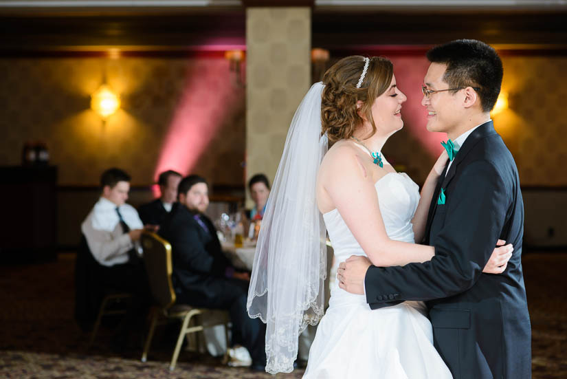 first dance at Crowne Plaza Crystal City wedding