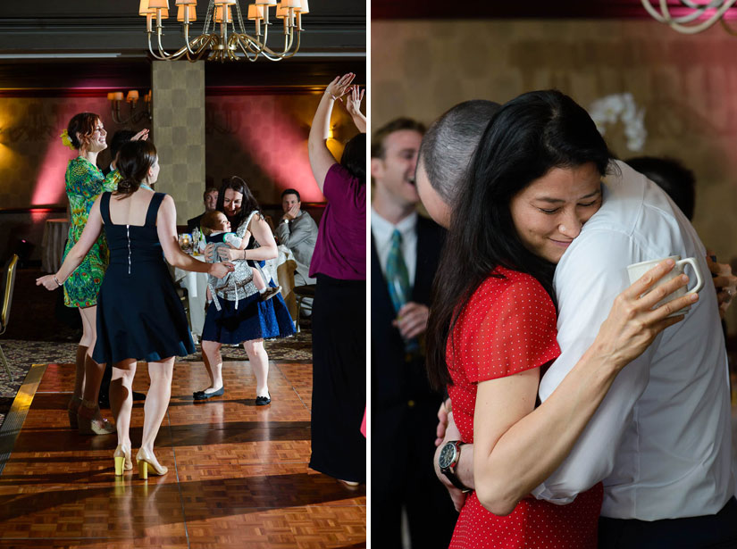 guests dancing in arlington wedding