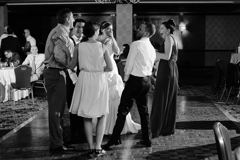 bride dancing with her friends at arlington, va wedding