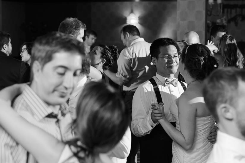 bride and groom dancing at Crowne Plaza Crystal City wedding