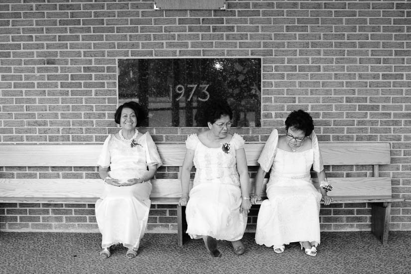 aunties at the wedding