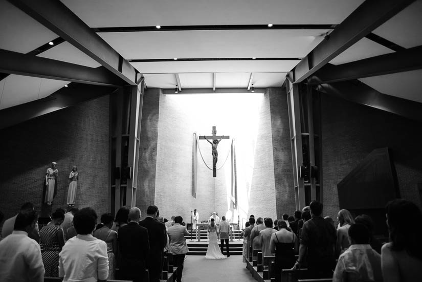 wedding ceremony at our lady of good counsel in vienna