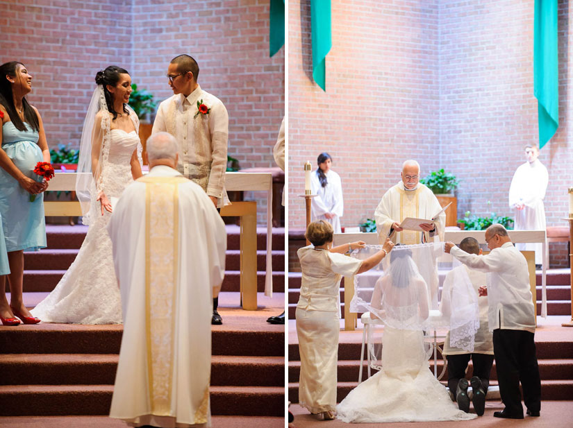 wedding ceremony images at olgc in vienna