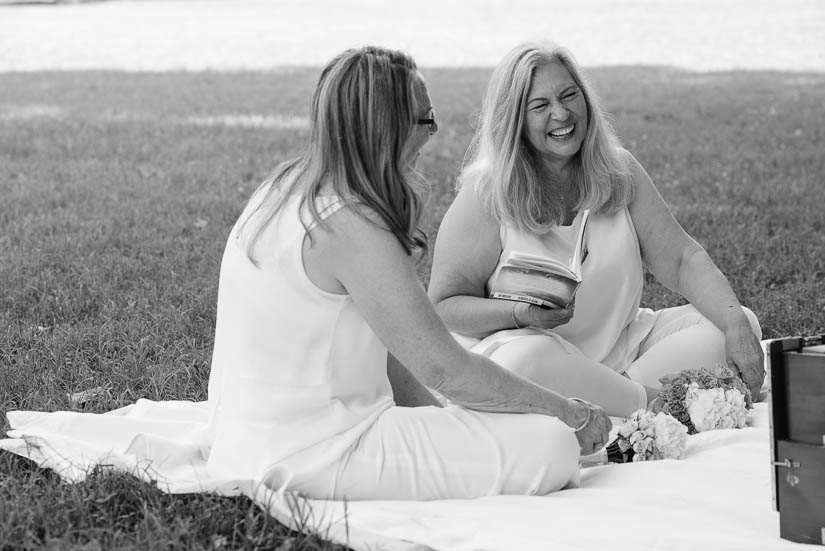 same-sex wedding in montrose park