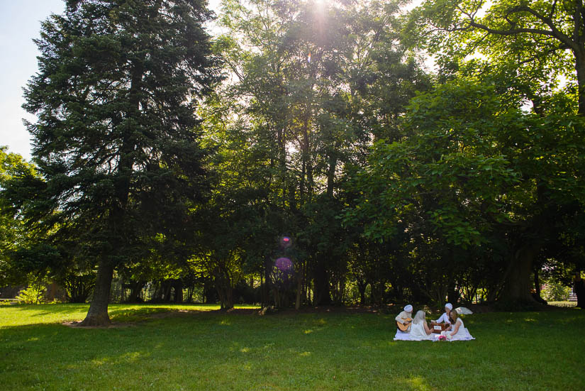 washington dc serene same-sex wedding in a park