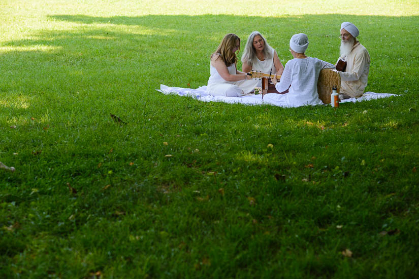 washington, dc wedding ceremony in a park