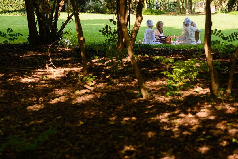 wedding ceremony in montrose park, georgetown