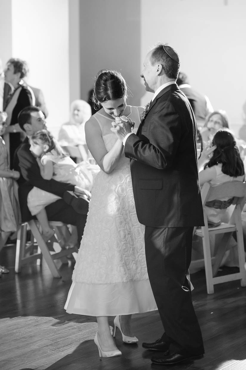 bride and her father dancing at visarts at rockville