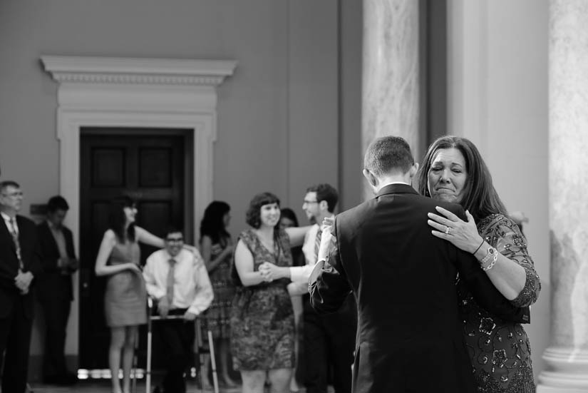 mother-son dance at carnegie institution for science wedding