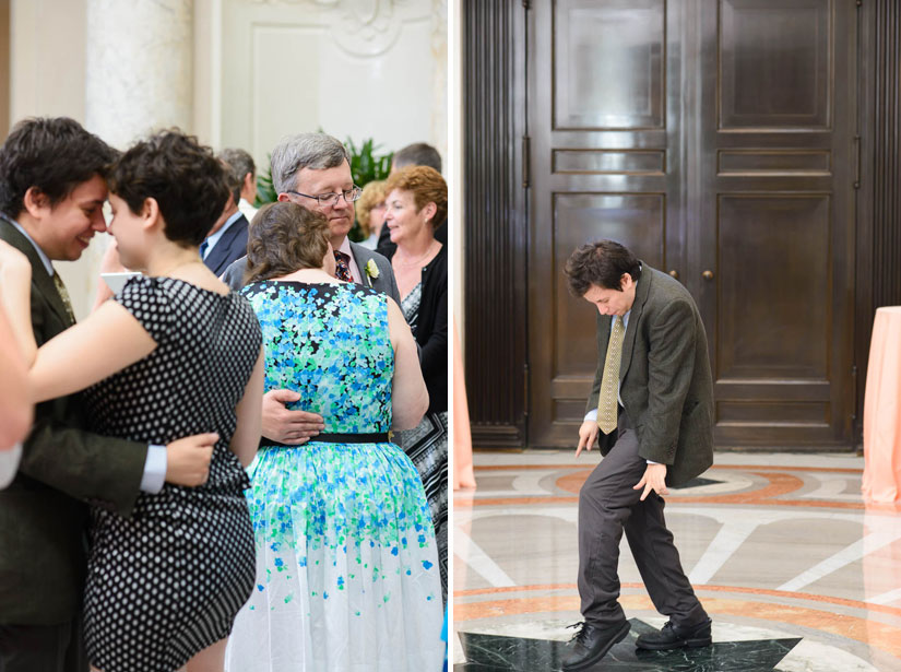 guests dancing in the rotunda