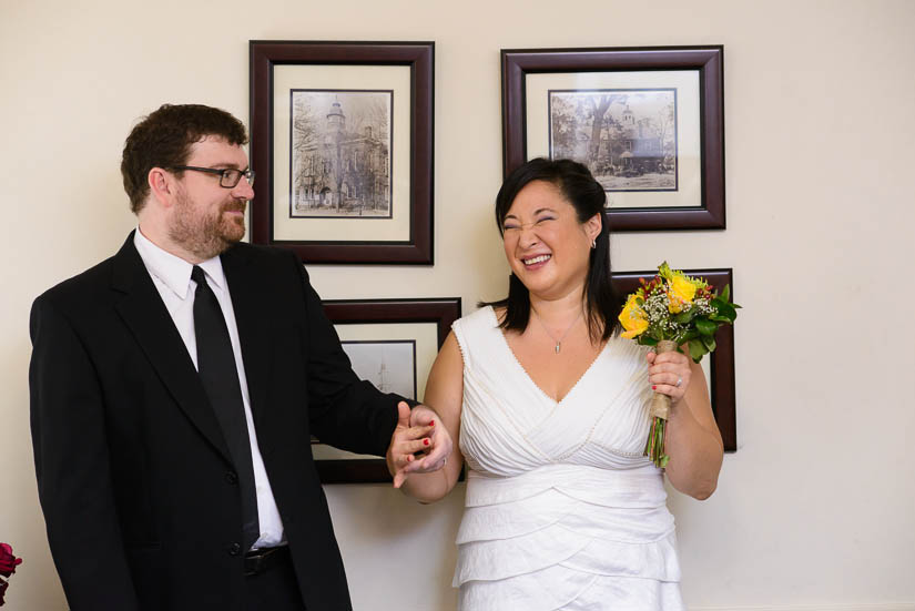 wedding photography at arlington, va courthouse ceremony