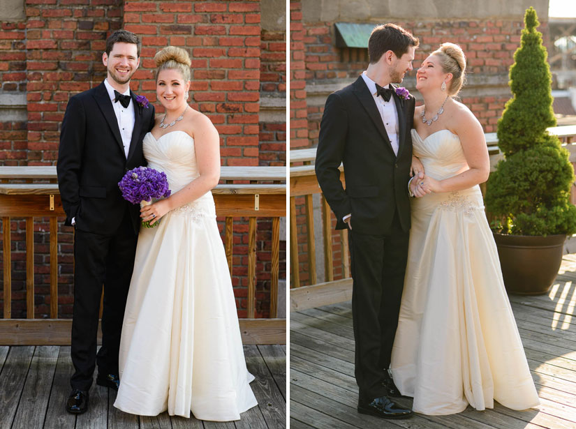 formal portraits at clarendon ballroom wedding