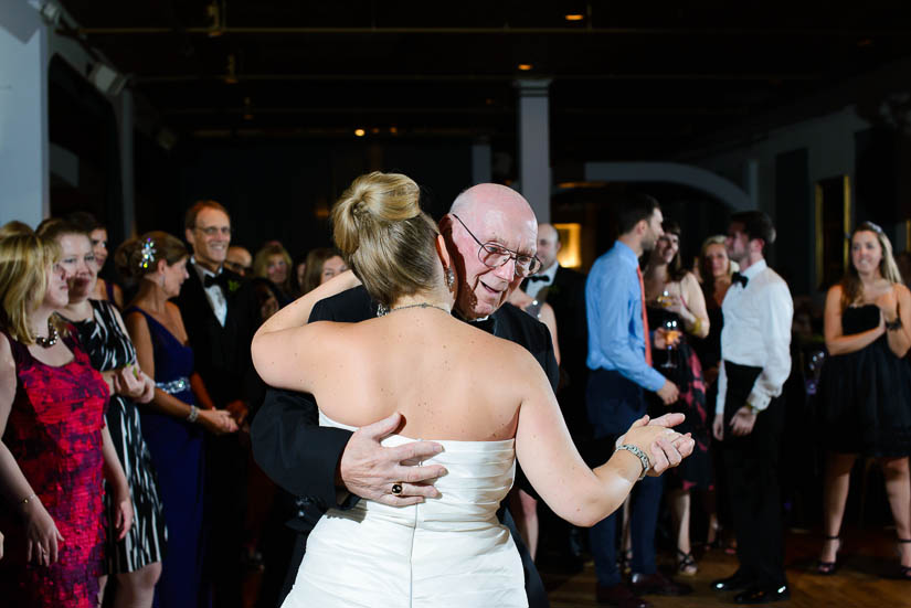 dancing with her grandfather at arlington wedding