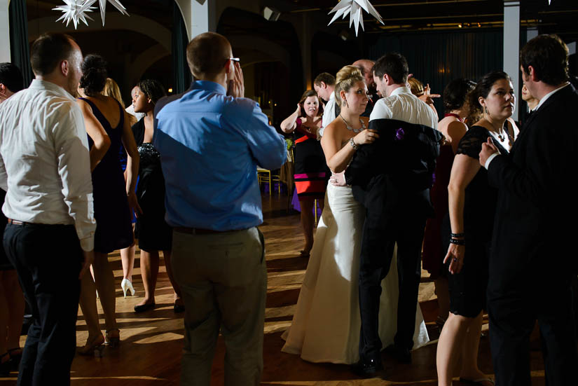 guests dancing at clarendon ballroom wedding