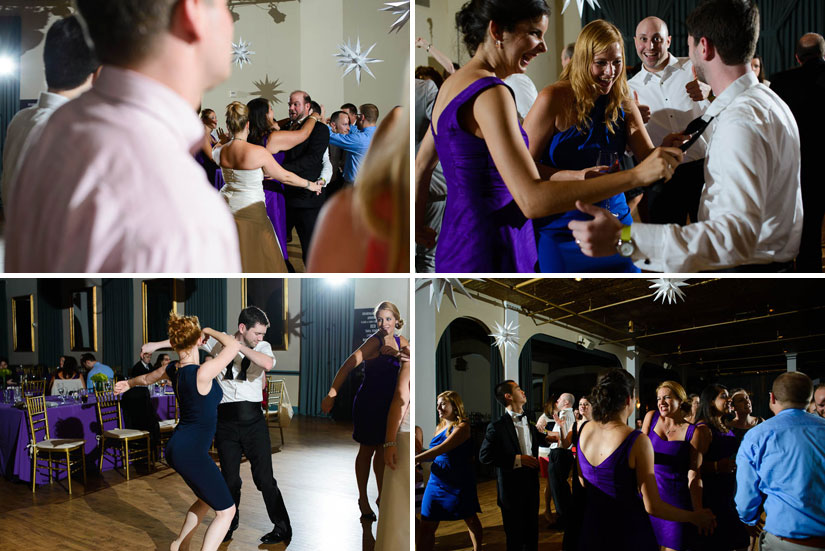 dance party at clarendon ballroom wedding