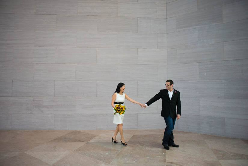 artistic wedding portraits at the national gallery of art