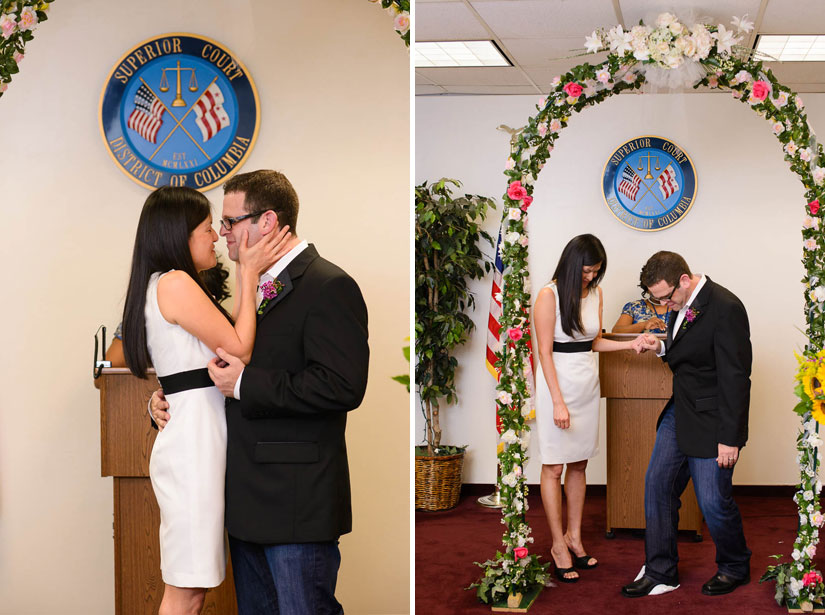 wedding photography at the dc courthouse