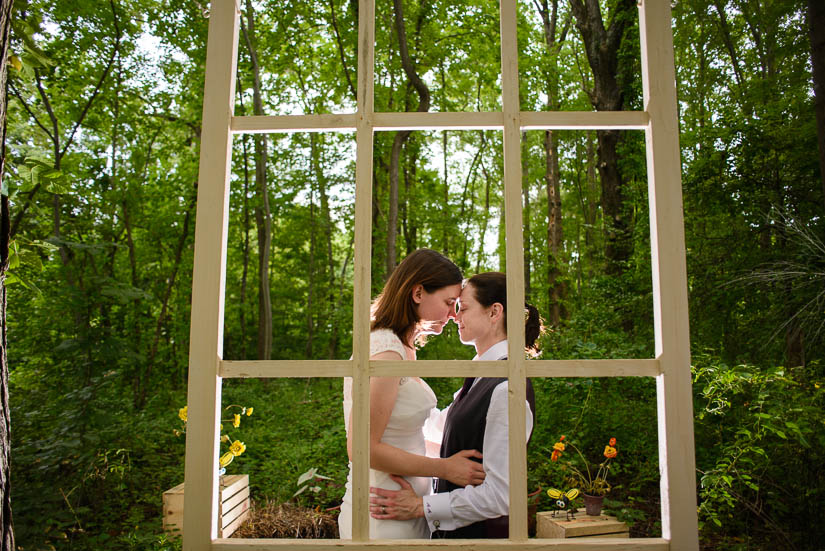 same-sex bridal portraits