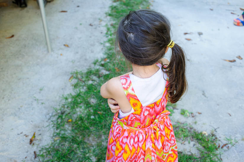 little girl at patapsco female institute