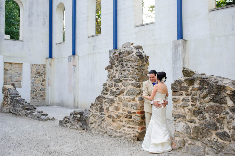 handful of extra portraits at patapsco female institute wedding