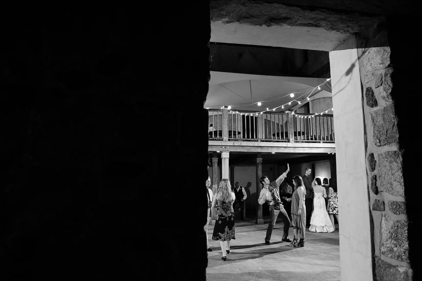 wedding guests dancing at patapsco female institute reception