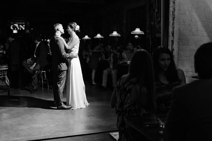 first dance at american ice co wedding